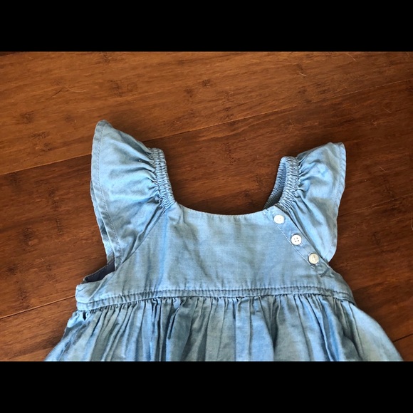 Baby Gap Girls Blue Eyelet Top, Sz 18-24 M - Picture 3 of 4